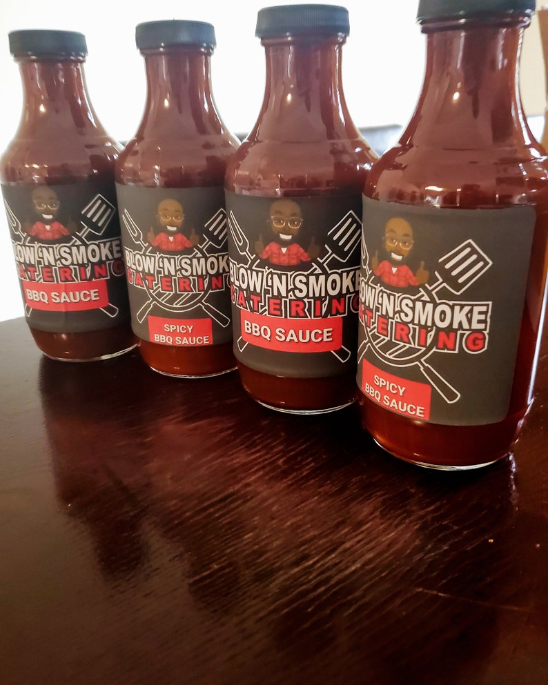 Blow'n Smoke Catering BBQ Sauce Etsy