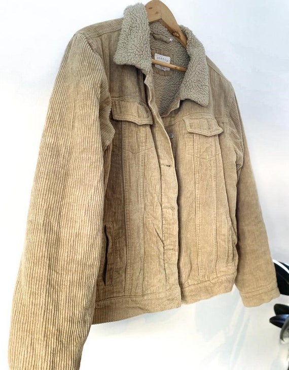 Vintage Style Corduroy Jacket, Medium Size Corduro