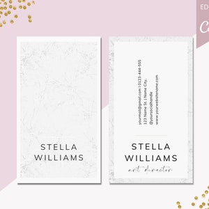Editable  Business Card Template, Printable Real Estate Business Cards, Business Cards Canva Template, Custom Business Cards. DTP-025
