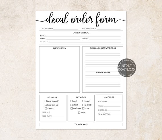custom order forms with carbon copy custom order forms with carbon copy