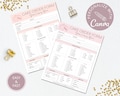Cake Order Form Template Editable, Printable Canva Template, Bakery Order Form, Custom Order Form, Small Business Templates. DTP-004