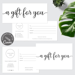 Buono regalo per la fotografia, modello Canva, buono regalo per sessioni fotografiche stampabili, idee regalo modificabili per la festa del papà, buono regalo elettronico.