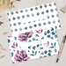 Cash Envelopes Printable Set of 6, Floral Money Envelopes, Cash ...