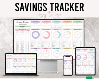 Sinking Fund-tracker en spaardoelcalculator | Geldbesparingsplanner Google Spreadsheets | Spreadsheet persoonlijk budget | Eenvoudige financiële tracker