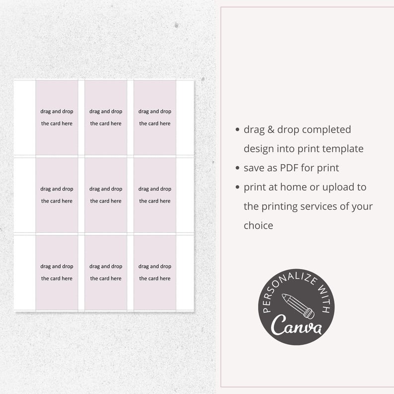 room spray diffuser, care card, canva template, care instructions