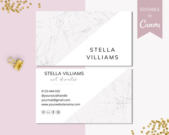 Business Card Template, Custom Business Cards Printable, DIY Business  Cards, Professional Business Card, Editable Canva Template. DTP-025 -   Sweden