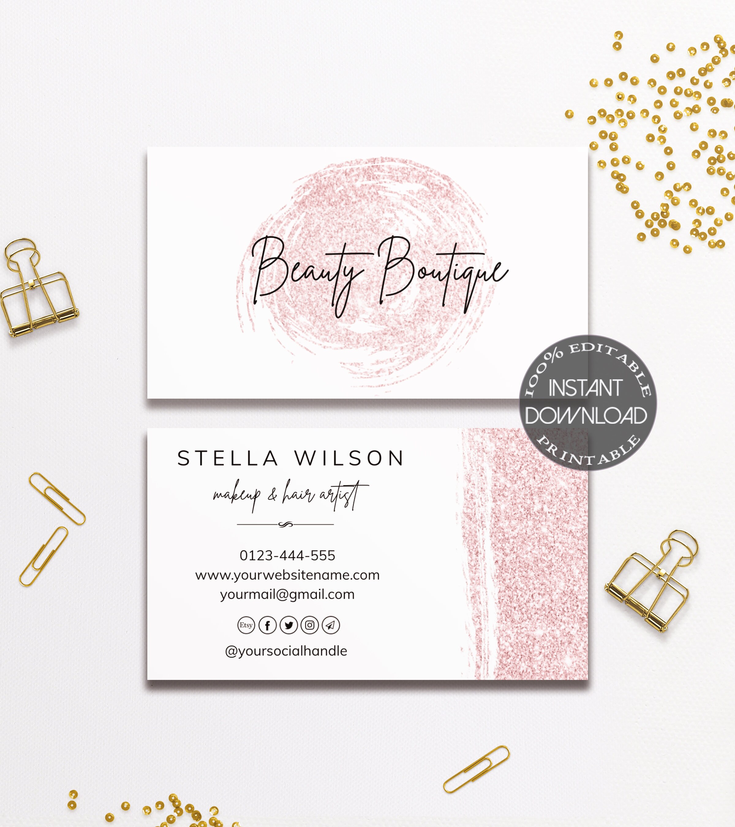 boutique business cards