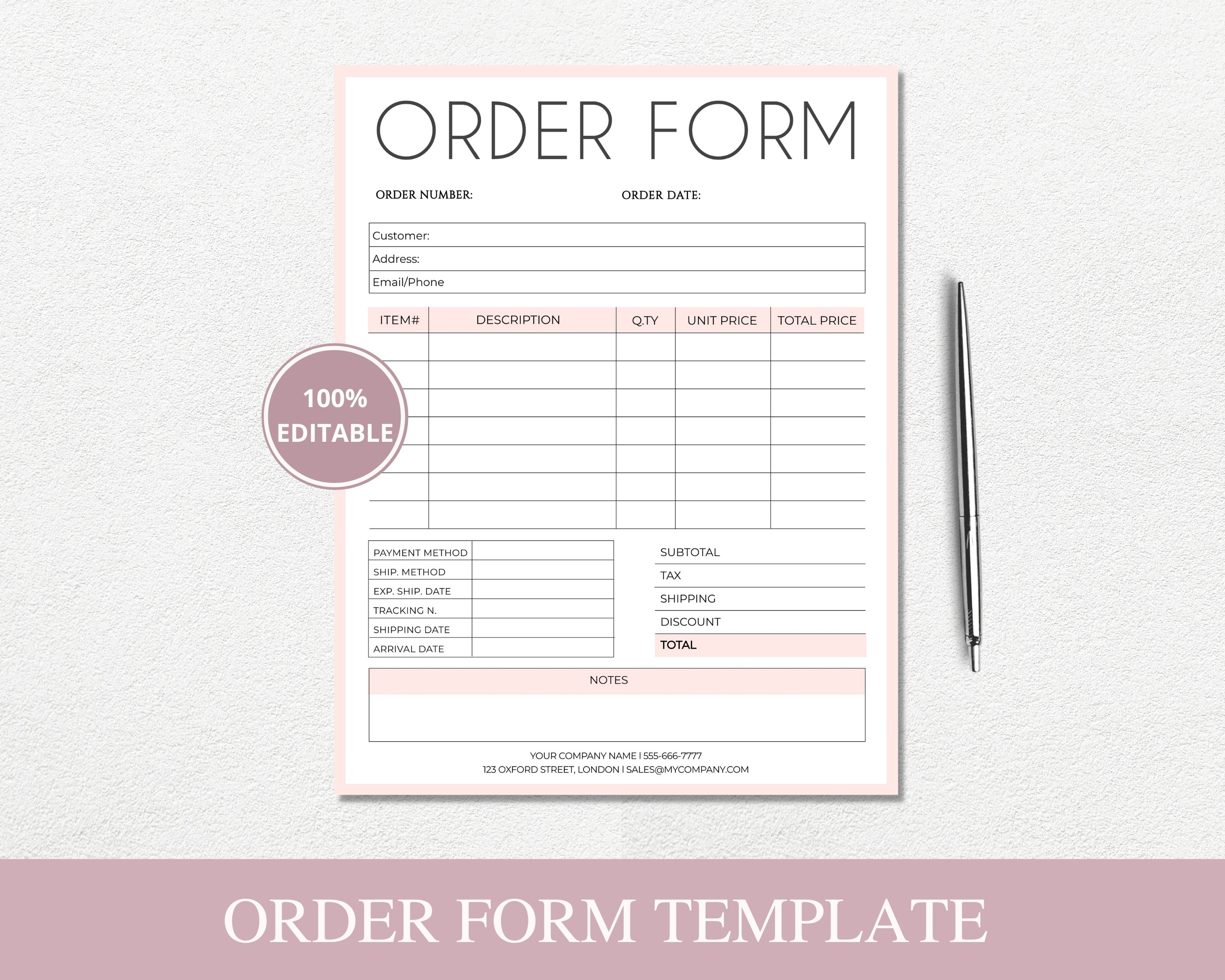 Small Business Forms Templates Free