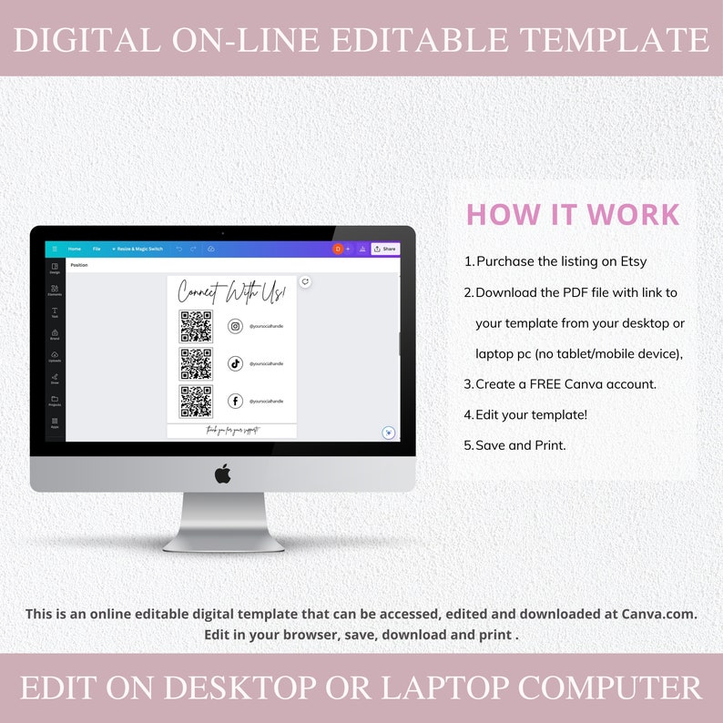 price list template, qr code sign, canva template, small business, scan to pay sign, Payment Sign, custom business sign, venmo sign, scan to pay template, social media sign, cashapp scan and pay, connect with us, Digital Download