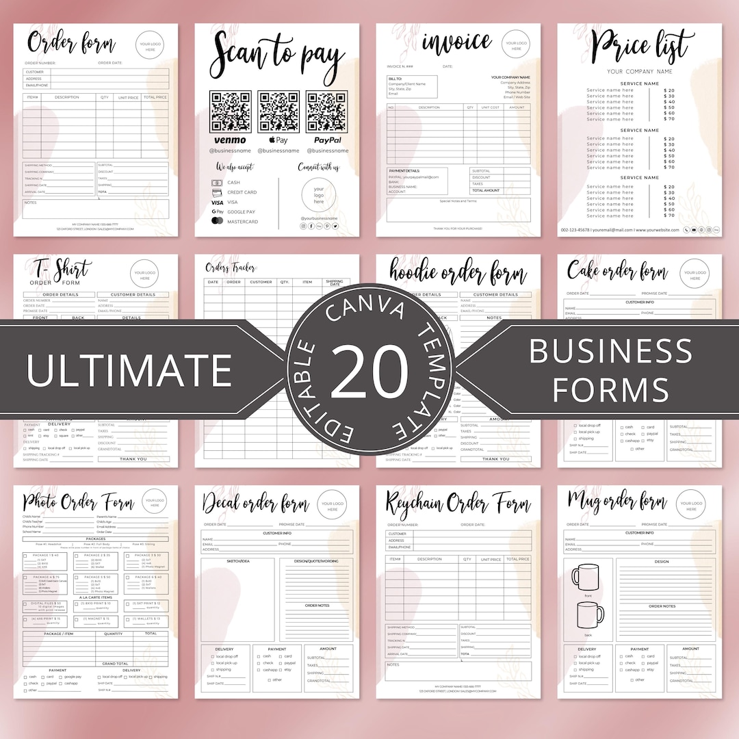 order-form-template-bundle-20-editable-canva-invoice-tumbler-cake