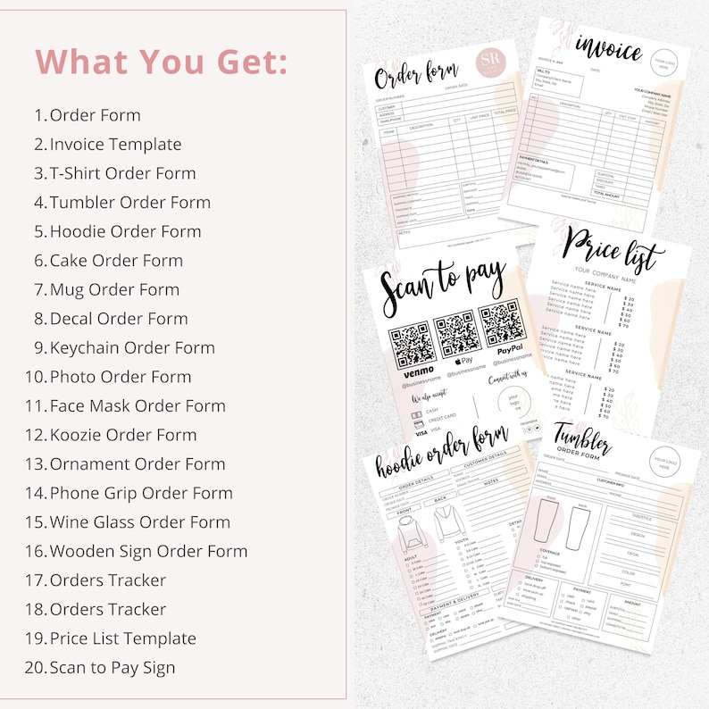 order-form-template-bundle-20-editable-canva-invoice-tumbler-cake
