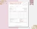Invoice Template | Printable Invoice | Custom Order Forms | Photography Invoice Template | Editable Billing Form | Order Form | DTP-001