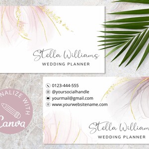 Business Card Template, Editable Canva Template, Custom Business Cards Printable, DIY Business Cards, Professional Business Card. DTP-025