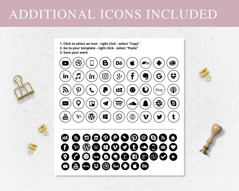 Washing Instructions Care Card, Canva Editable Template, Printable Clothing Packaging Insert, Small Business image 6