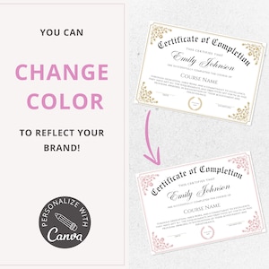 canva template, certificate template, makeup artist, certificate, award certificate, training course, custom certificate, of completion, lash certificate, makeup certificate, training certificate, beauty certificate, course certificate