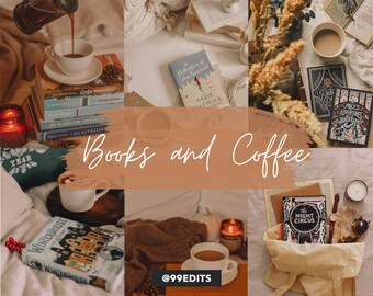 Books & Coffee Lightroom Presets: Bookstagram Filters (Mobile / .dng)