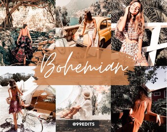 7 Mobile Lightroom Presets / Instagram Presets / Warm Mobile Presets / Summer Presets / Bohemian Wedding Presets / Rustic Golden Presets