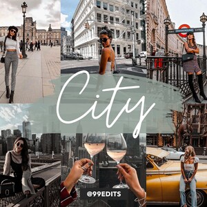 4 Lightroom Mobile Presets, City Presets, Mobile & Desktop Presets, Lifestyle Presets, Urban City Presets For Instagram Bloggers