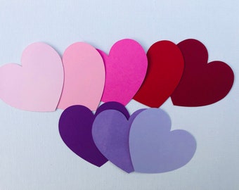 Valentine\u2019s Variety Valentines Cut OutsDie Cuts Handmade Valentines Confetti CardsScrapbook Happy Valentines Day Paper Embellishment