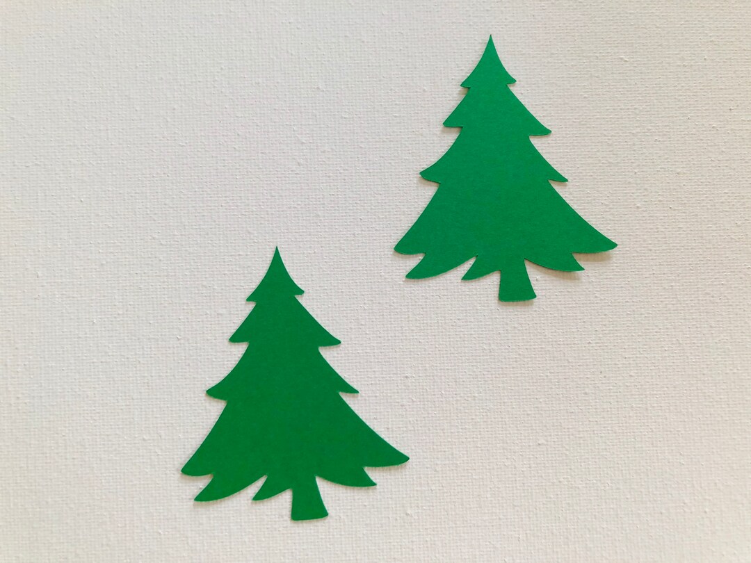 Pine Tree Die Cut Christmas Tree Die Cardstock Pine Trees Etsy.de