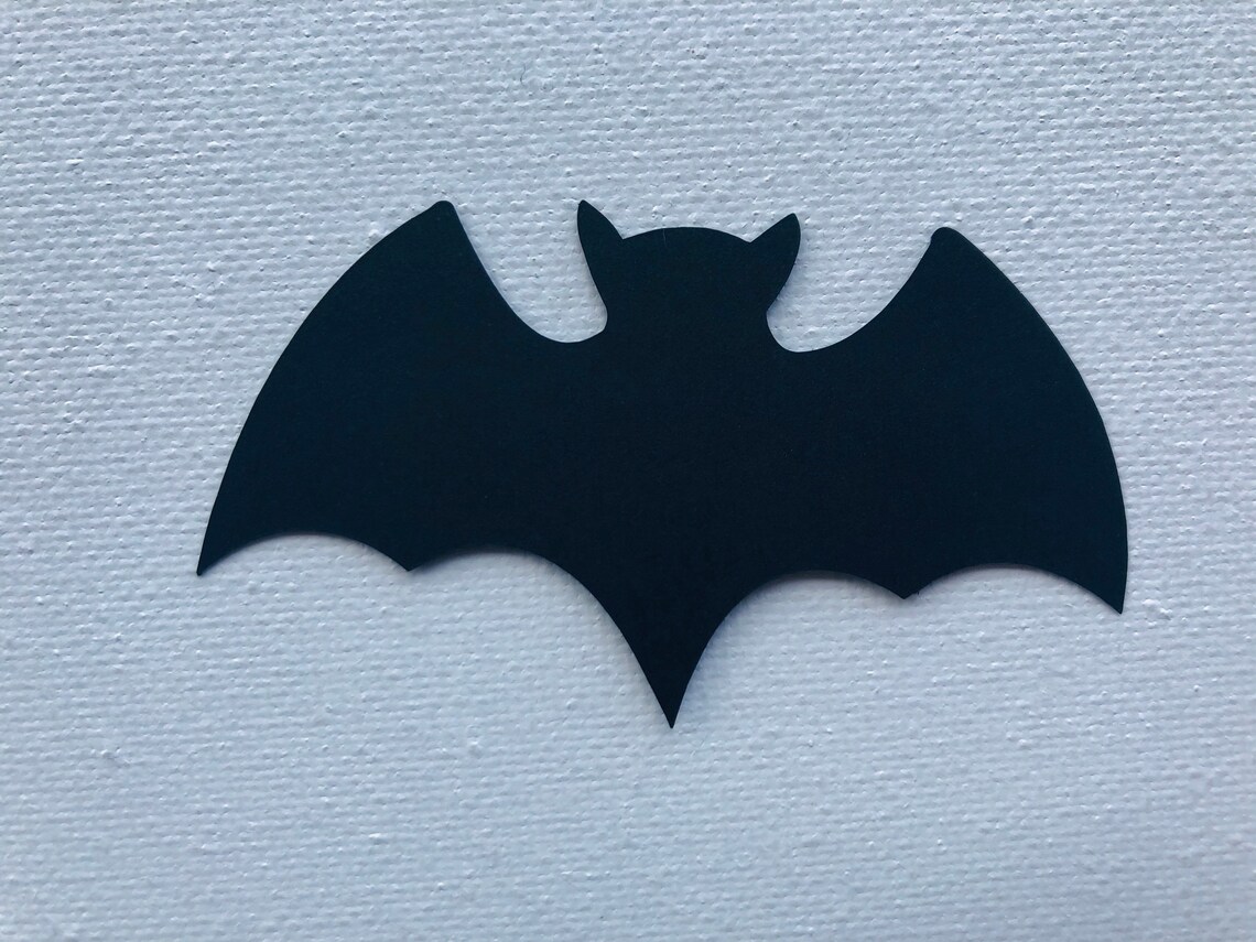 Bat Die Cut Cardstock Bat Paper Bat for Crafting Bat Tag Etsy