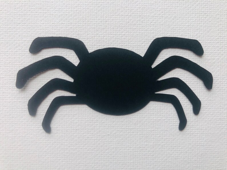 Spider Die Cut Cardstock Spider Paper Spider For Crafting Etsy