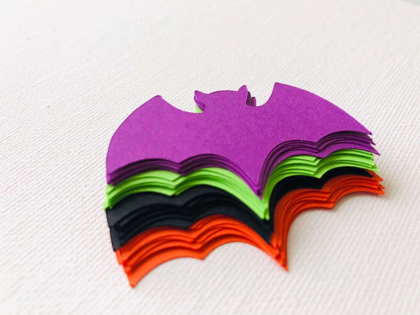 Bat Die Cut Cardstock Bat Paper Bat for Crafting Bat Tag Etsy