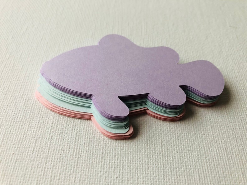 Fish Die Cut Cardstock Fish Paper Fish for Crafting Fish Etsy