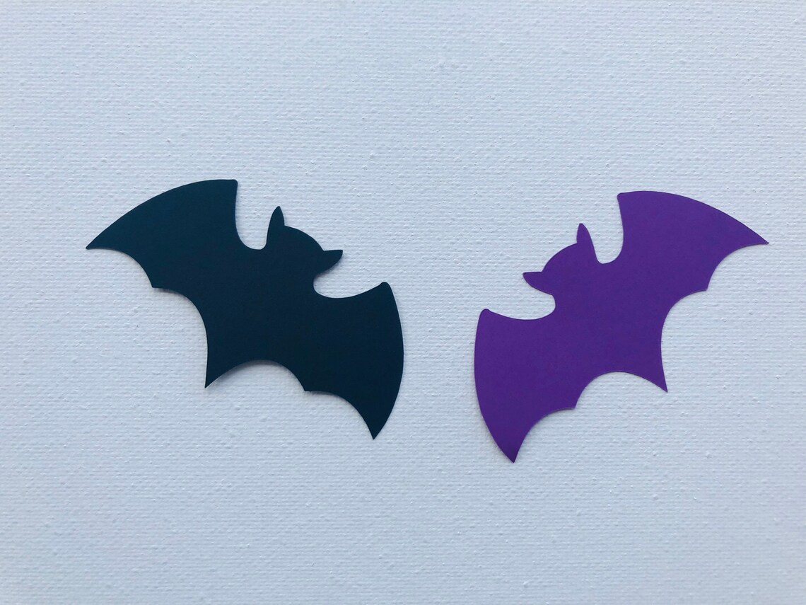 Bat Die Cut Cardstock Bat Paper Bat for Crafting Bat Tag Etsy