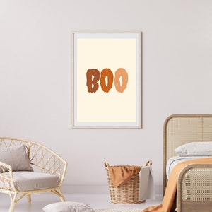 Felicidad otoñal: BOO imprimible A4 carteles de otoño/otoño - Descargas digitales instantáneas