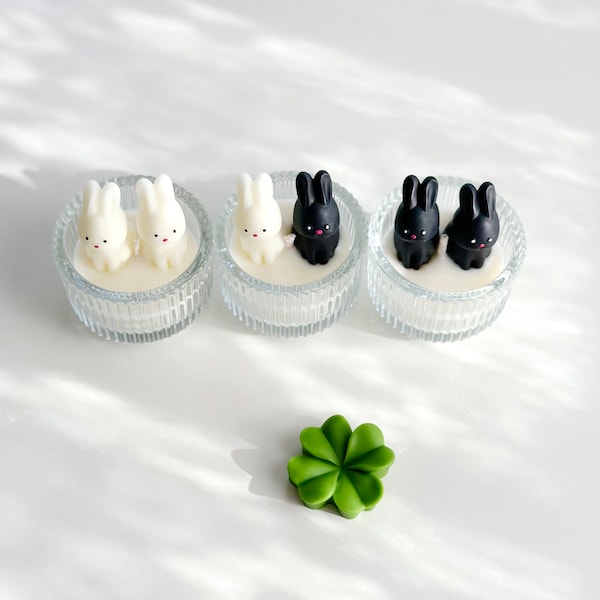 Bunny Candle - Etsy