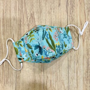 3D Rifle Paper Amalfi Herb Garden Mint Face Mask