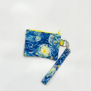 Vang Gogh Starry Night Wristlet Wallet