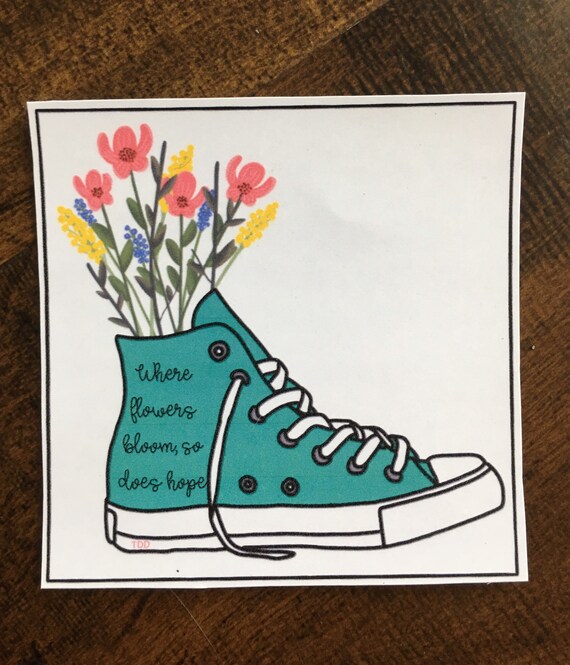 converse with flowers