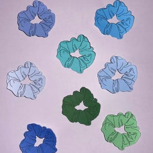 Scrunchie Stickers