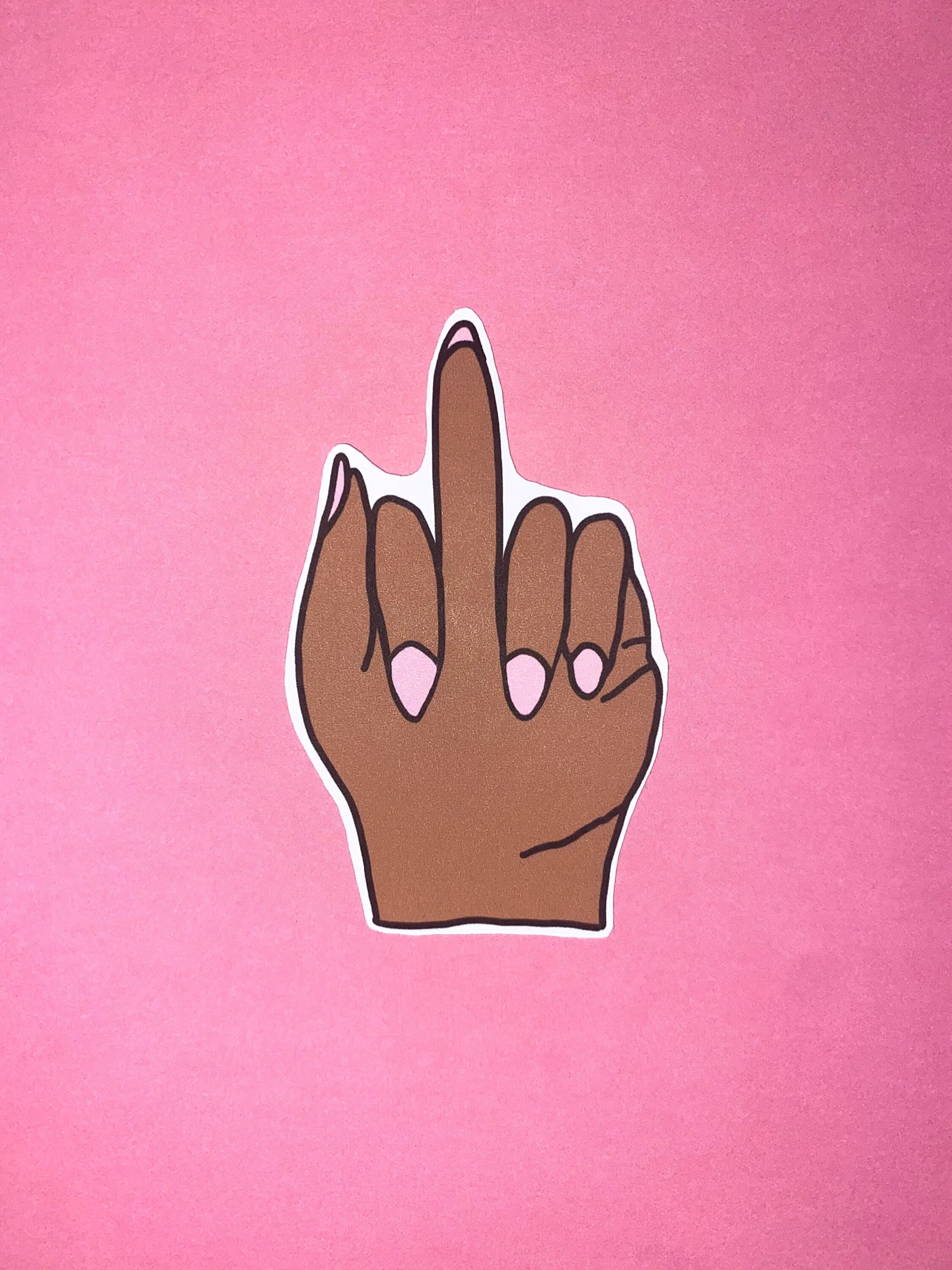 Middle Finger Stickers - Etsy