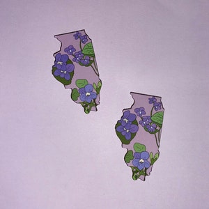 Illinois State Flower Sticker