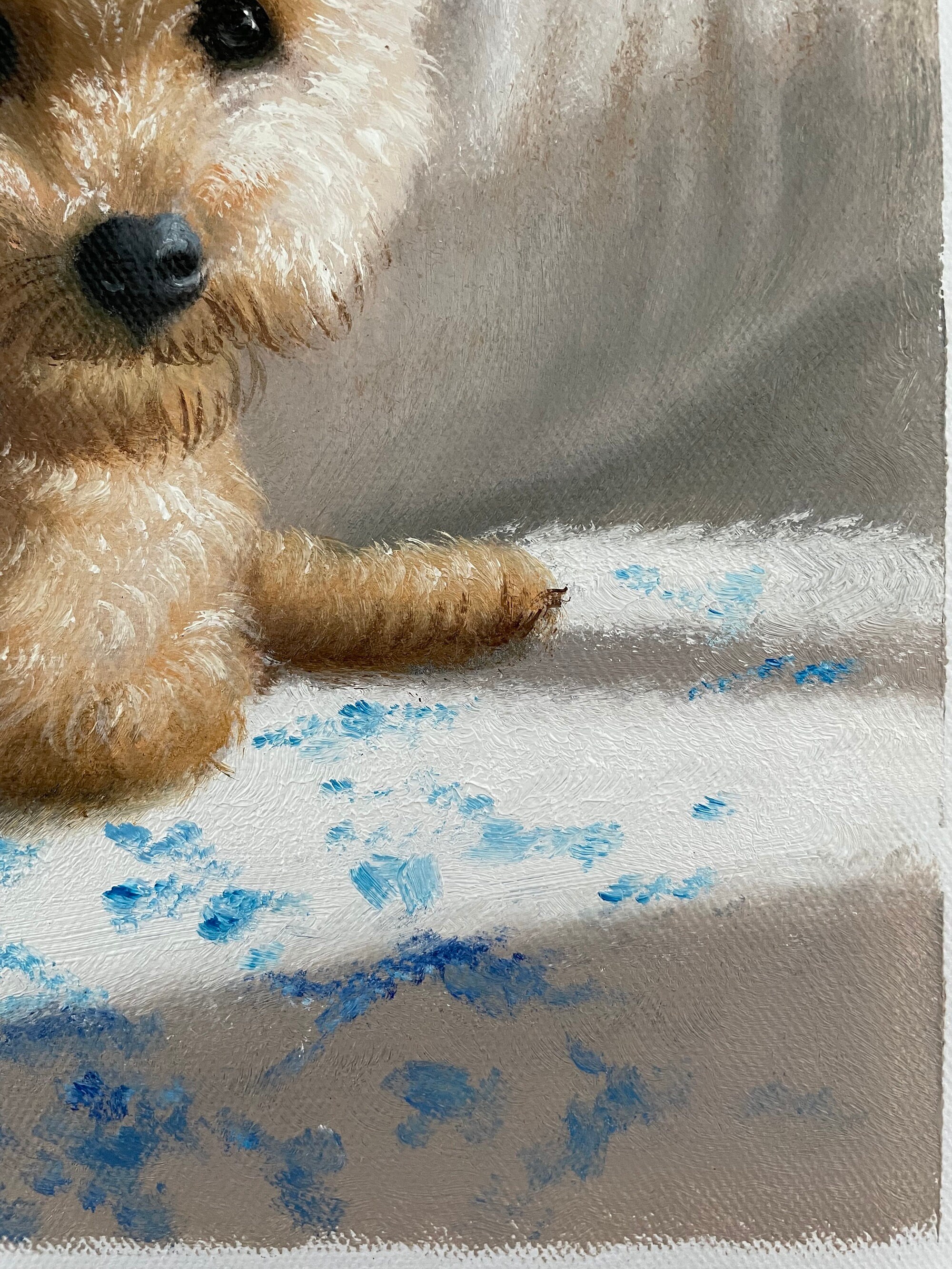 Pet Portrait Custom Dog Portrait Painting on Canvas - Etsy