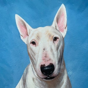 Pet Portrait Painting from Photo, Custom Dog Portrait on Canvas, Hand Painted Painting, Dog Quotes, Memorial Pet Loss Gift