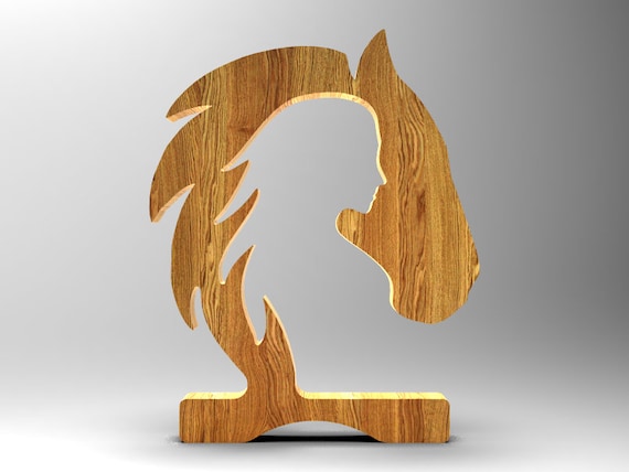Woman with Horse CNC File, 3D Vector Graphics (stl, ai, dxf, eps)