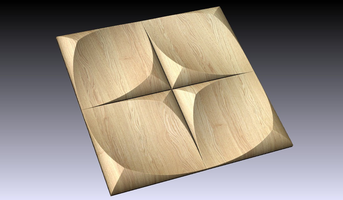 3d Stl Model-panel for Cnc Router. Aspire Artcam Carveco - Etsy