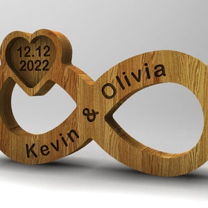 Wedding sign with date / CNC File / CNC Files For Wood / CNC Router File / (stl, ai, dxf, eps)