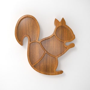 Squirrel Serving Tray, CNC 3D Vector Files (Digital Download)