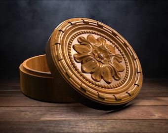 Jewelry Box - Files for CNC (stl, ai,eps, dxf pdf) Instant Download.
