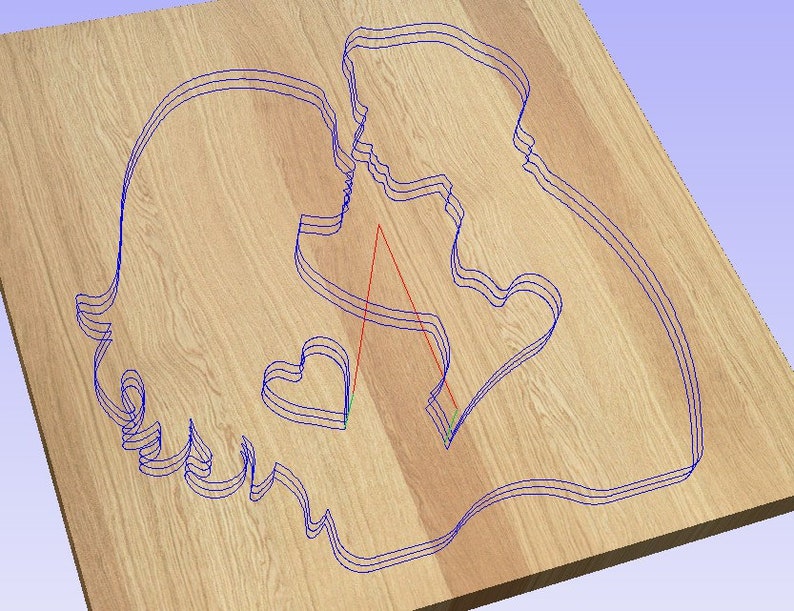 Gift Statue Valentines Day / Man and Woman / CNC File / CNC - Etsy