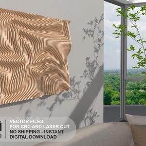 Parametric wall art design • Cnc cutting files • For routers & lasers • Instant Download