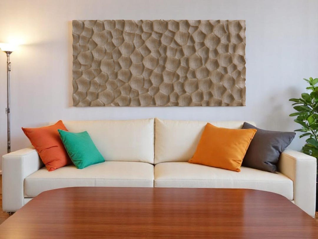 3d Wall Panel Design File, Cnc Wood Surface Art Template, Machine Ready ...