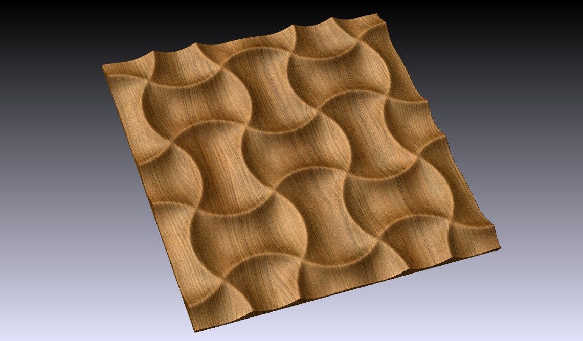 3d Stl Model-panel for Cnc Router 3D Print or Mold. Aspire - Etsy