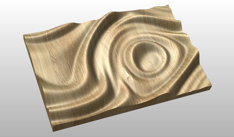 Wave Pattern Cnc Wavy Parametric CNC Template | Instant Download Files - Etsy