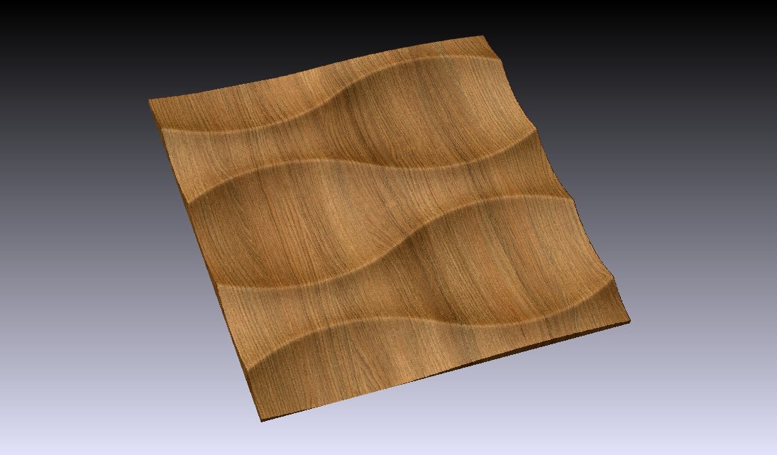 3d Stl Model-panel for Cnc Router 3D Print or Mold. Aspire - Etsy